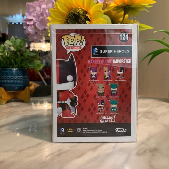 Harley Quinn Impopster #124 Funko Pop! Heroes Vinyl Figure New - Picture 5 of 8